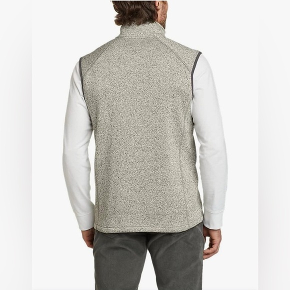 Eddie Bauer Men's Size XL Taupe Gray Radiator Sweater Fleece Vest 2.0 Outdoors - Picture 5 of 11